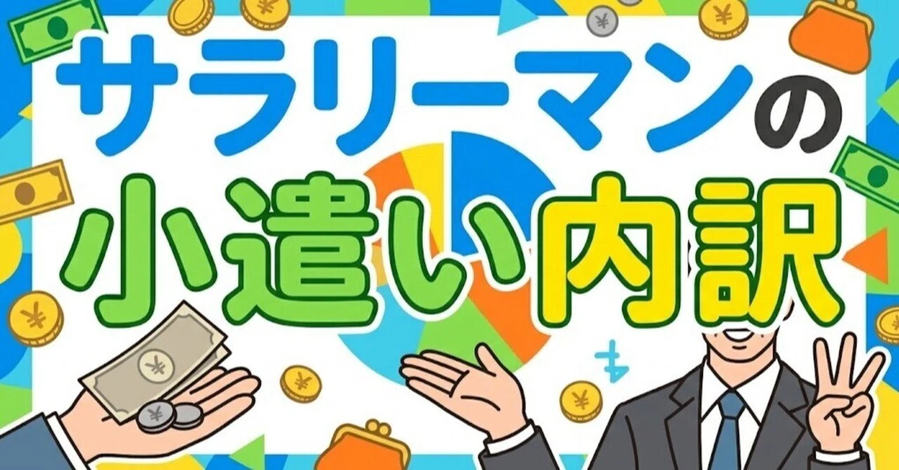 サラリーマン小遣い内訳とお昼代込み相場！賢いやりくり術｜マサキ50代