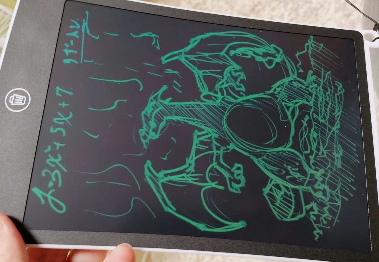 話題のデジタルメモ帳を買ってみたら 豆電池1つで約10万回書いて消去を繰り返せる凄いやつだった Mc Kurita Note