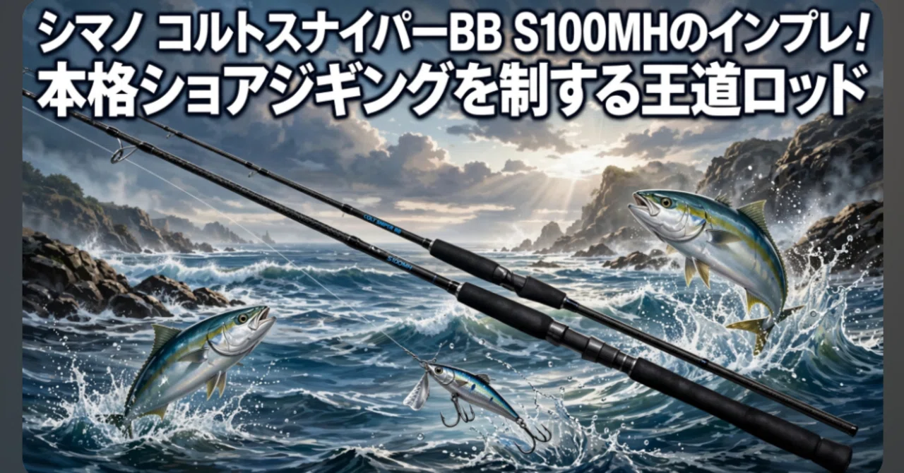 Shimano Colt Sniper BB S100MH Review! The Classic Rod for