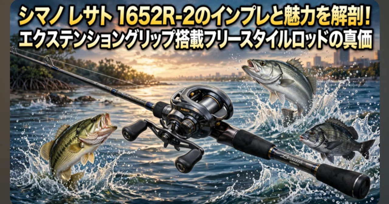 シマノ レサト 1652R-2のインプレと魅力を解剖！エクステンション