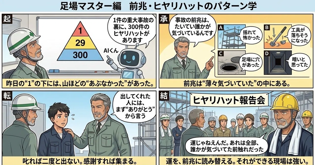 Pattern Study of Precursors and Near-Misses｜安全さん