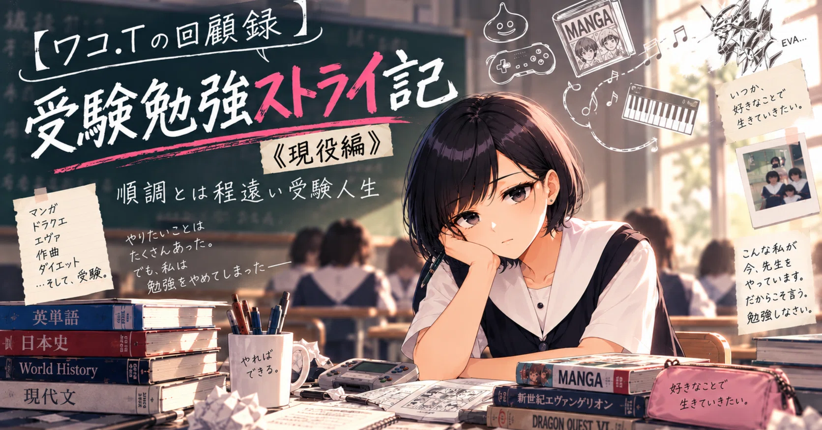 受験勉強にはしかたがある ワコ.Tの回顧録】受験勉強ストライ記《現役編》｜順調とは程遠い受験