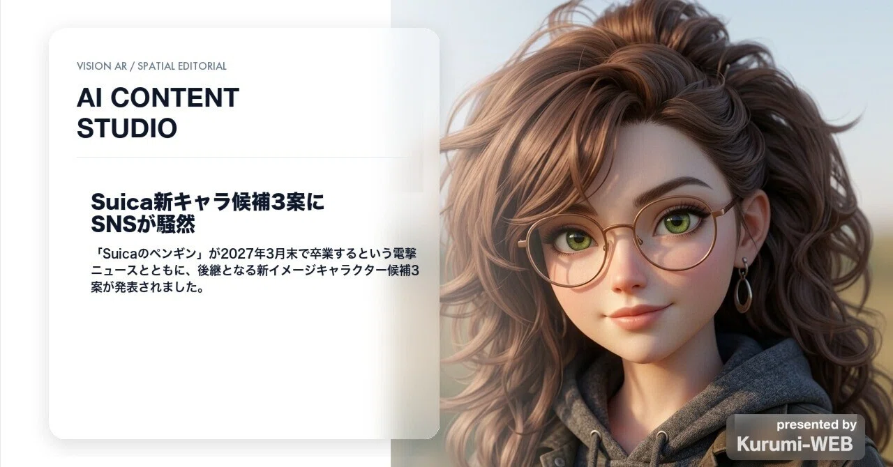 [Breaking News] SNS in an Uproar Over 3 Candidate Designs for New Suica ...