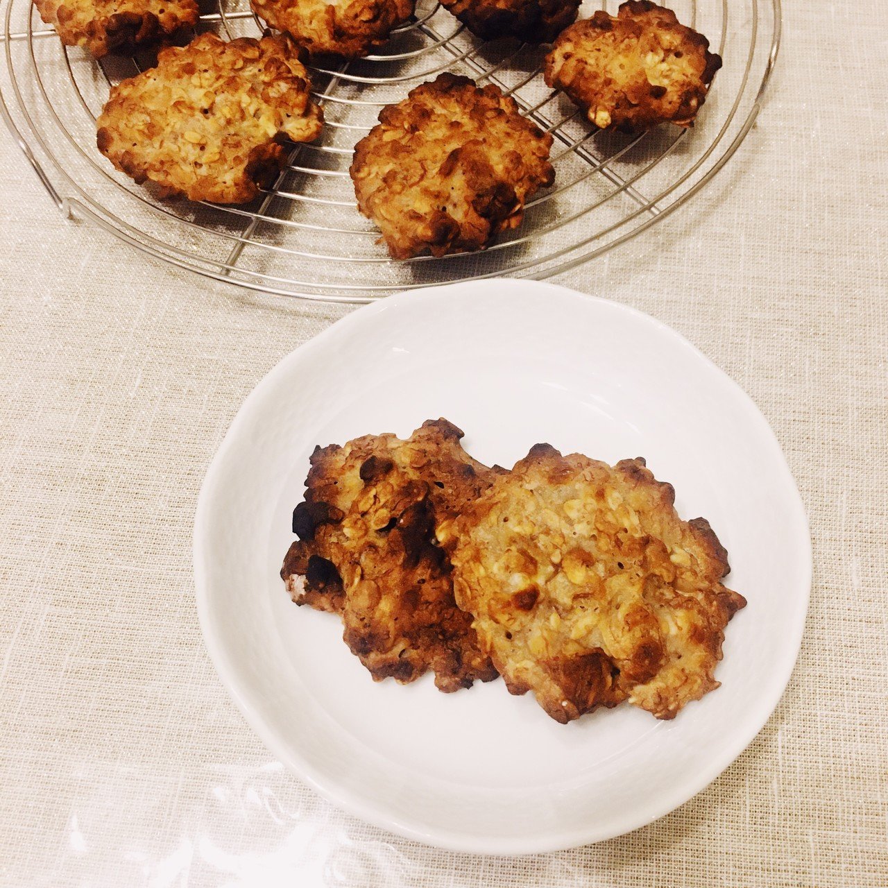 簡単で美味しい バナナオートミールクッキーのレシピ てトレ Note