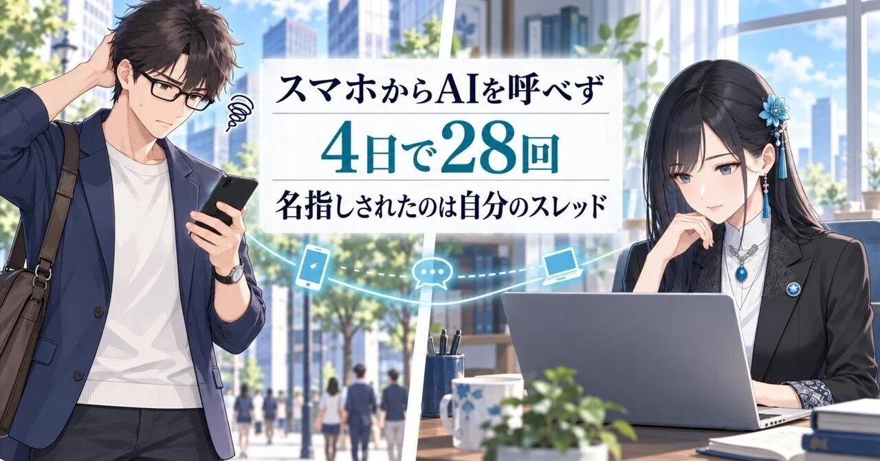 非エンジニア】スマホからAIを呼べず、4日で18回。入口は2つとも塞がっ