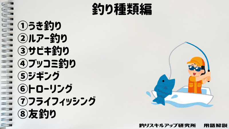 初心者向け 釣りの基本用語８選 釣り方編 02 所長 Note