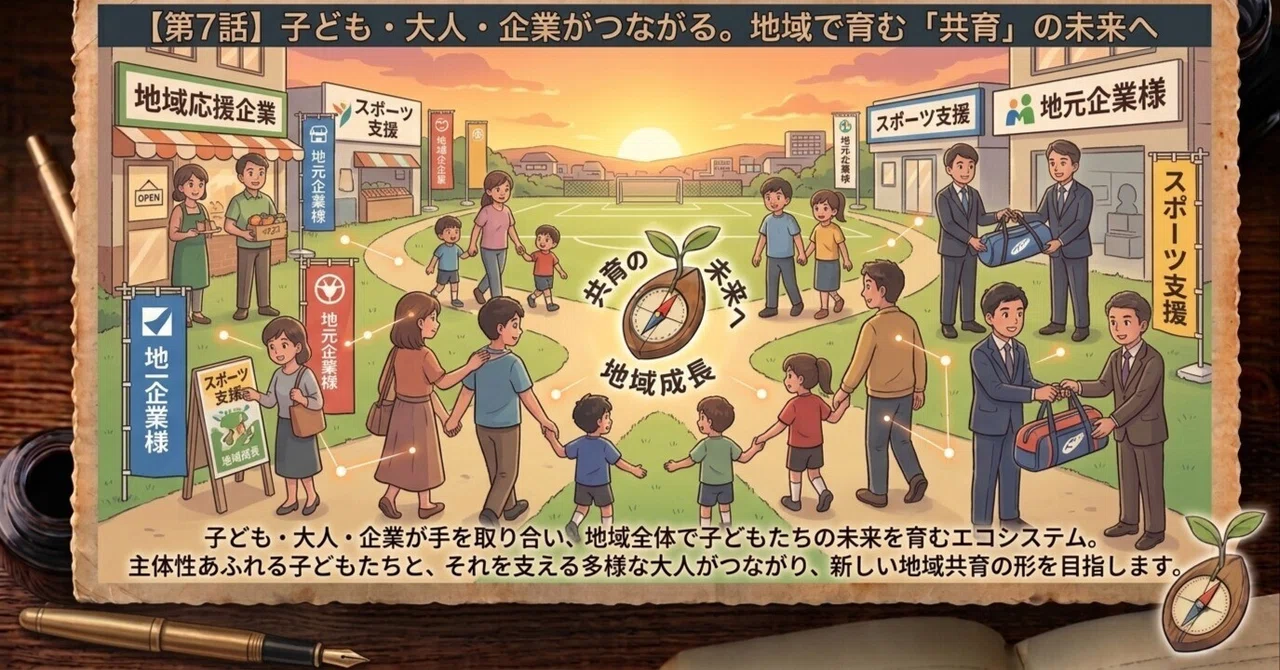 【第7話】想いを加速させた出会いと、子どもたちの未来をつくるスポンサー活動｜パッタイ永島／サッカー未経験コーチ