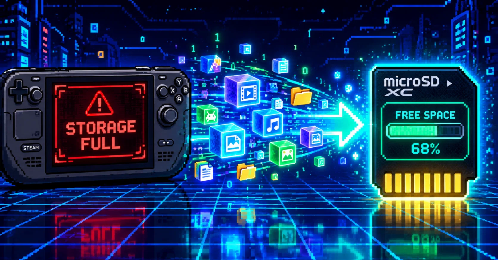 Steam Deck 64G本体+microSD256G 起動確認済 超レア！「Steam Deck