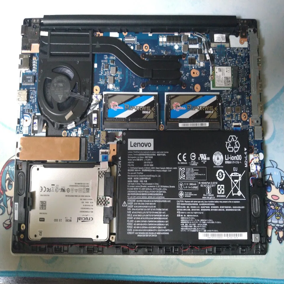 ThinkPad E495に激突しました：ハードウェア周り編｜香月聡司