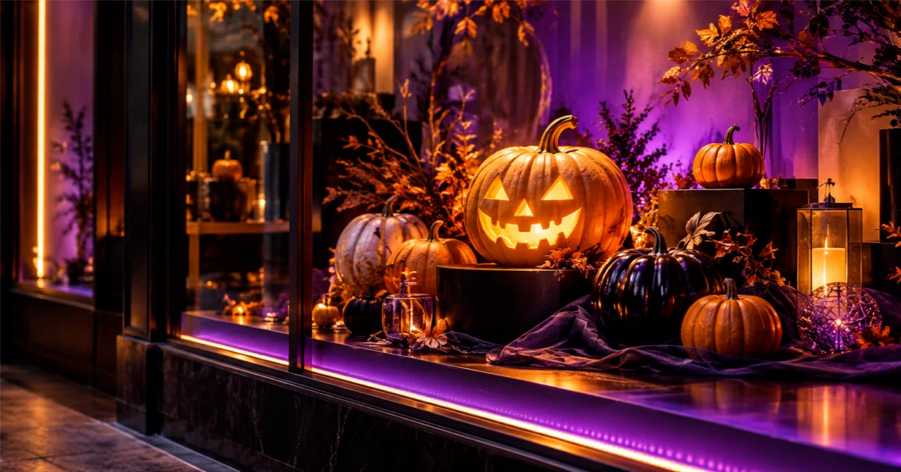 Halloween Signs and Displays: How to Use Lighting to Create a