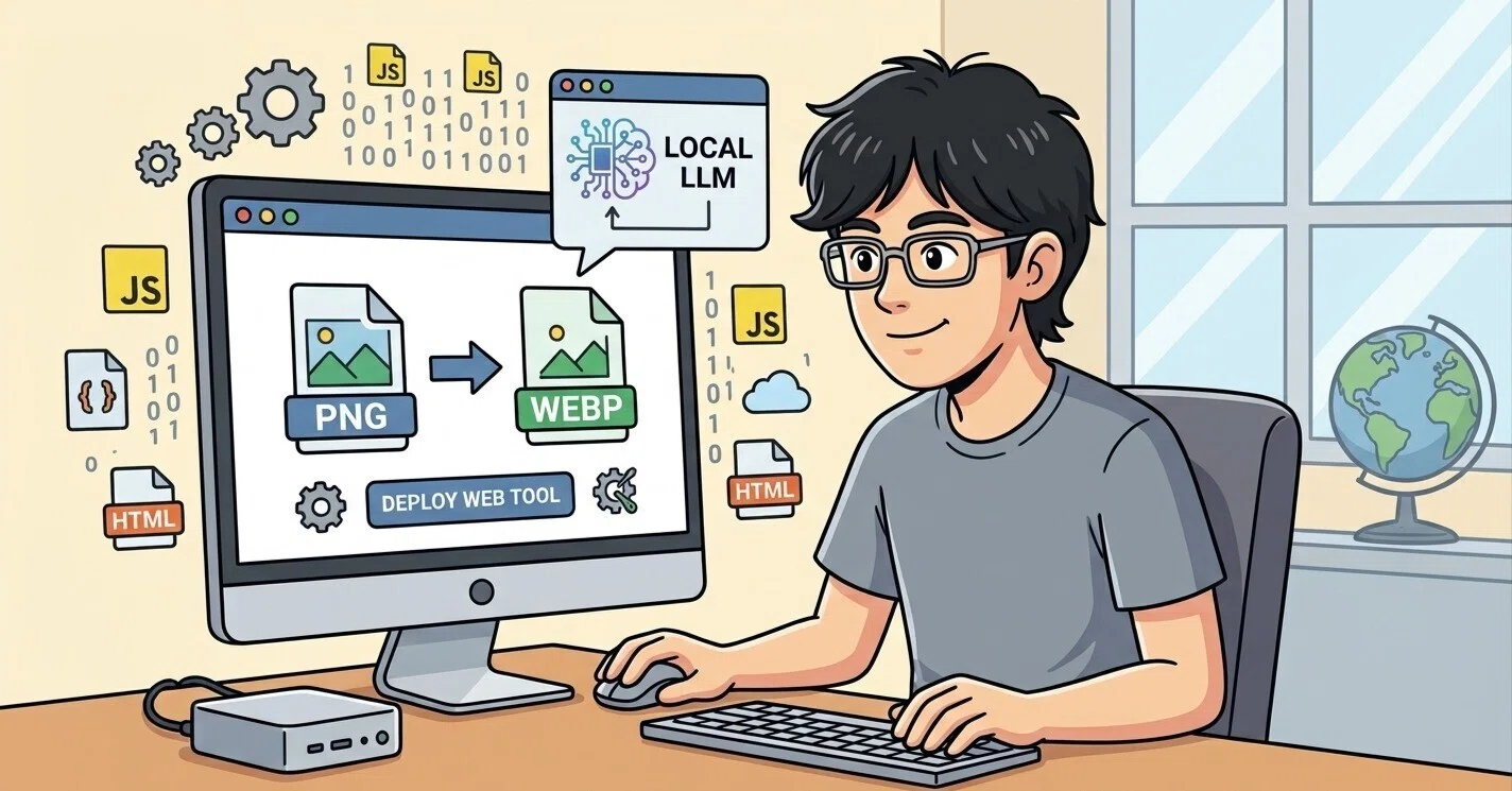 Ollama の ローカルLLM Ornith-1.5 35B で、Web ツールを 1本作って