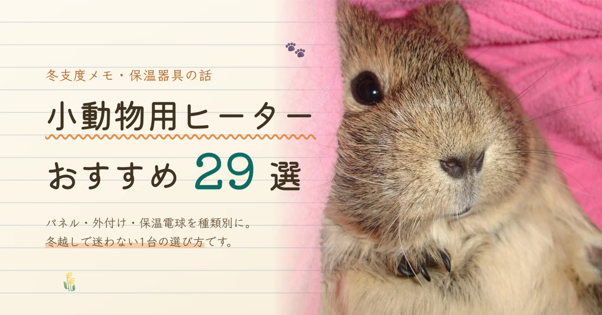 小動物用ヒーターおすすめ29選｜パネル・外付け・保温電球をタイプ別に