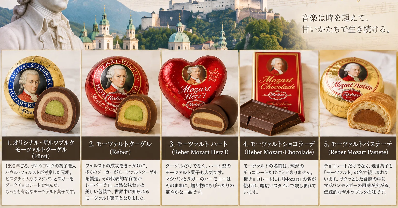 なぜモーツァルトはチョコレートになった？――大作曲家の名前が“お菓子