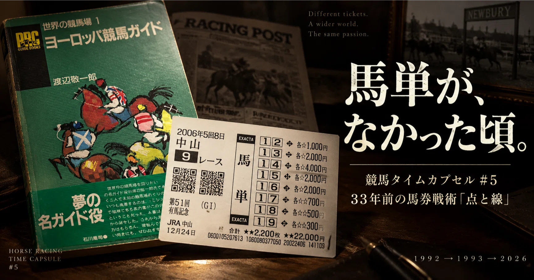 競馬タイムカプセル #5 「おけら街道」～My Romantic Road～ 馬単が