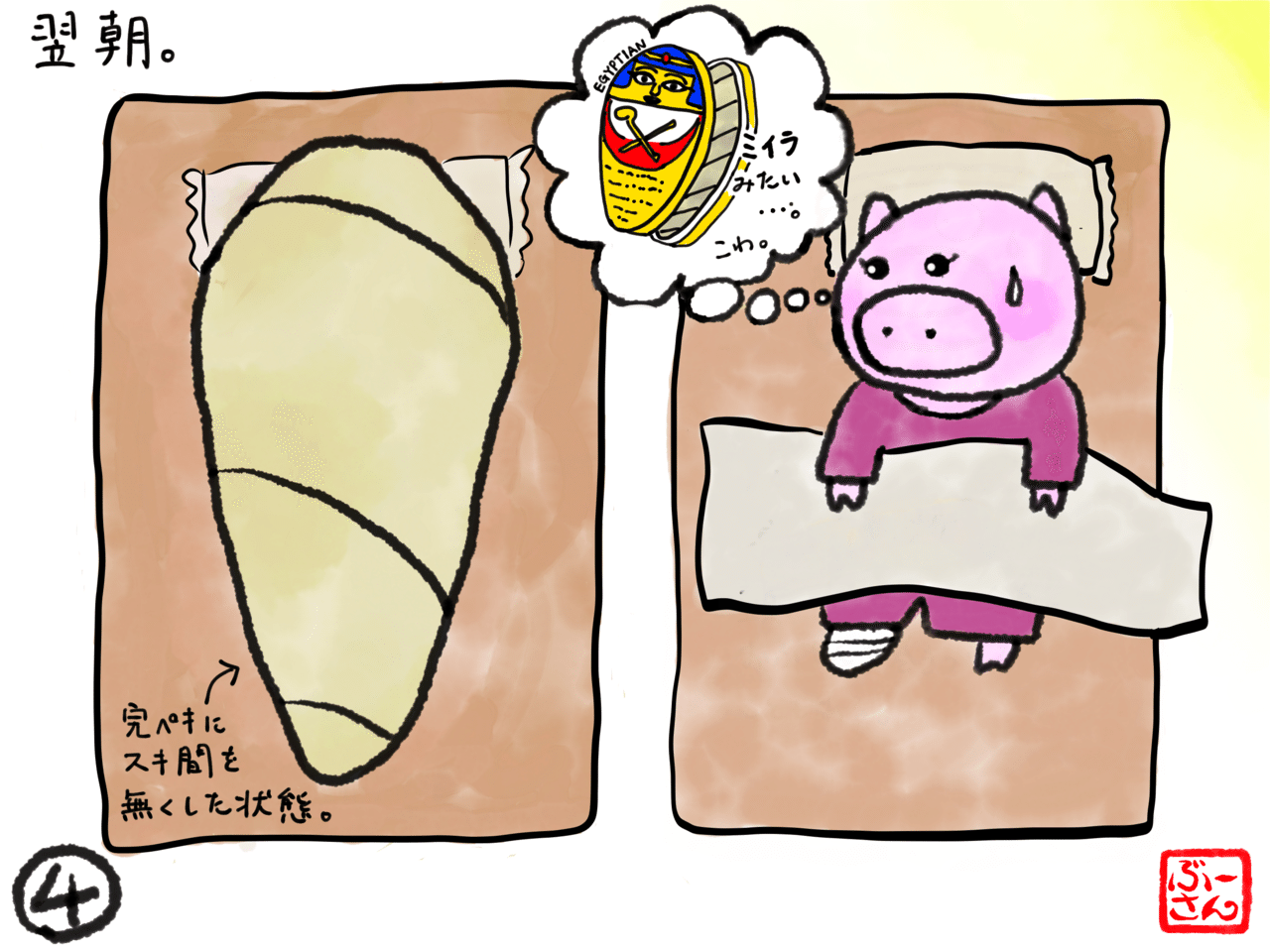 イラスト日記 蒸し暑い夜は ゆかぽん Note