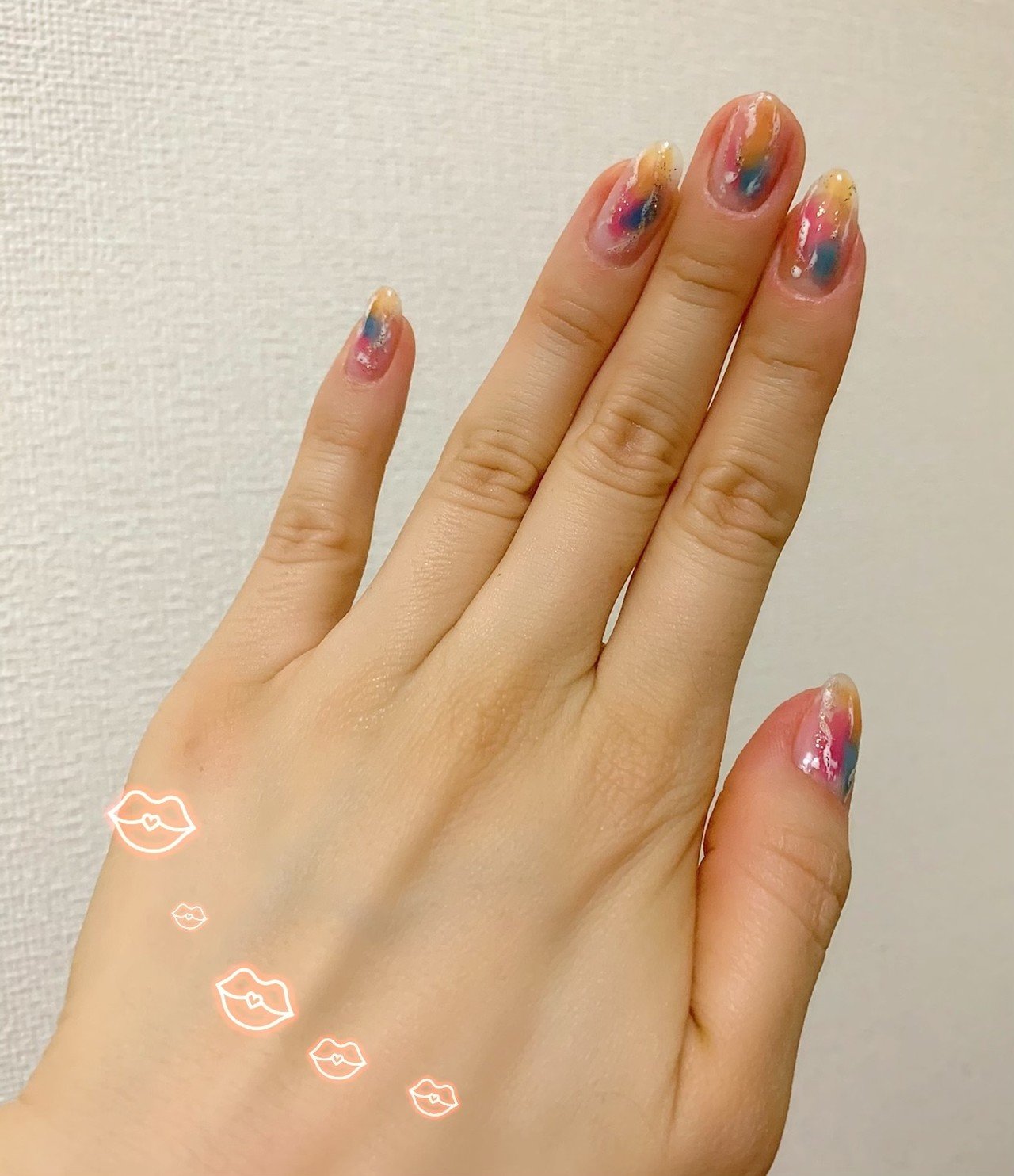 ヨーヨー風ネイル 早く関東も梅雨明けしてほしいという願いを込めて 5本指全て長さが違くて笑える しかしながら 愛する愛する渡辺直美ちゃんの公式パロディのmv Rain On Me 美しい やまにゃん Note