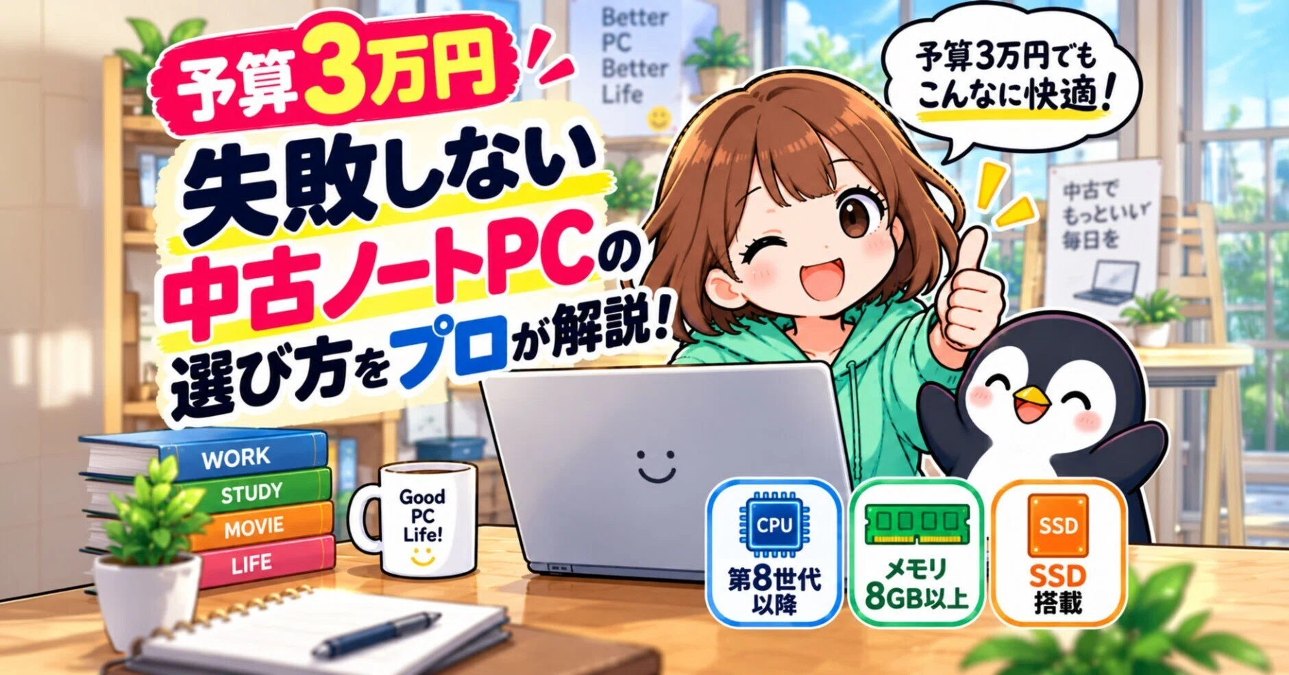 予算3万円】失敗しない中古ノートPCの選び方をプロが解説！｜中古