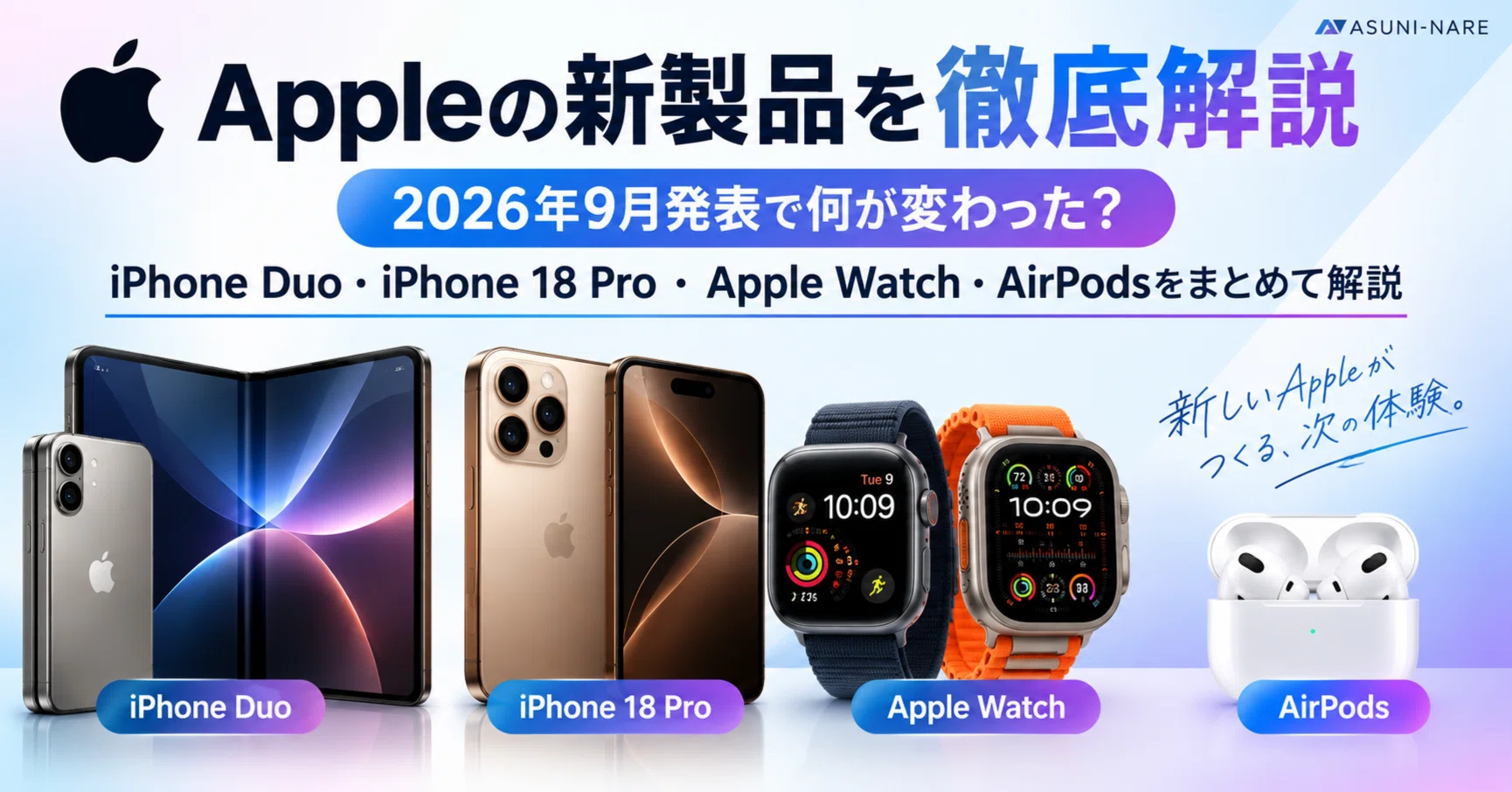 Appleの新製品を徹底解説】サムスンとの比較！！ iPhone Duo・iPhone