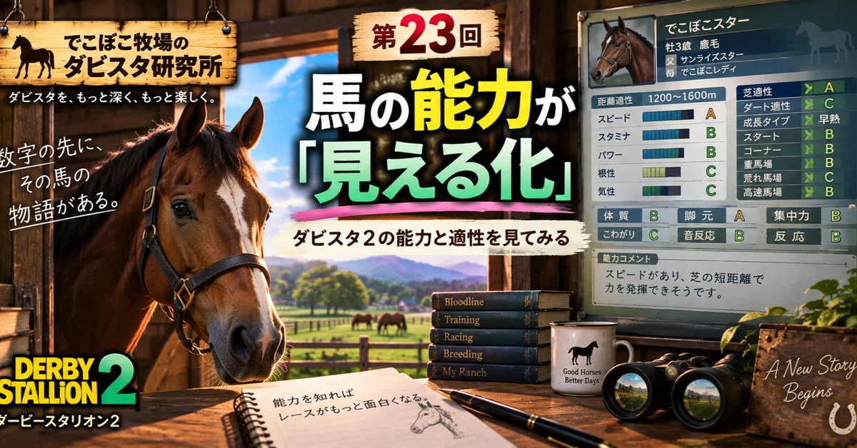 No. 23] Visualizing Horse Ability | Looking at the Abilities and