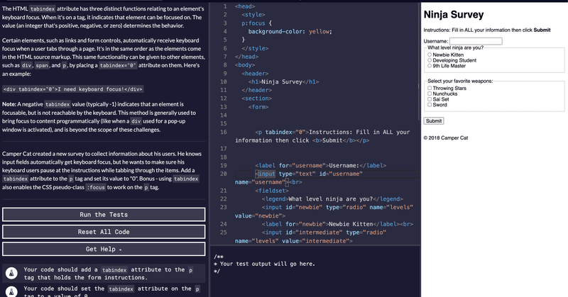 freeCodeCamp 20min challange Day 8