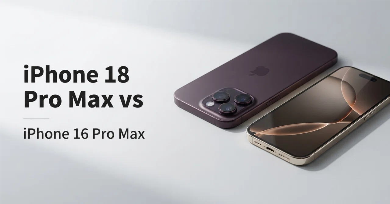 iPhone 18 Pro Max vs iPhone 16 Pro Max 比較・口コミ評判と特徴