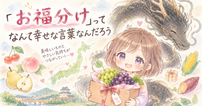 「お福分け」ってなんて幸せな言葉なんだろう🍐🍇✨ 銀色乃月のみんなが送り合っているもの
