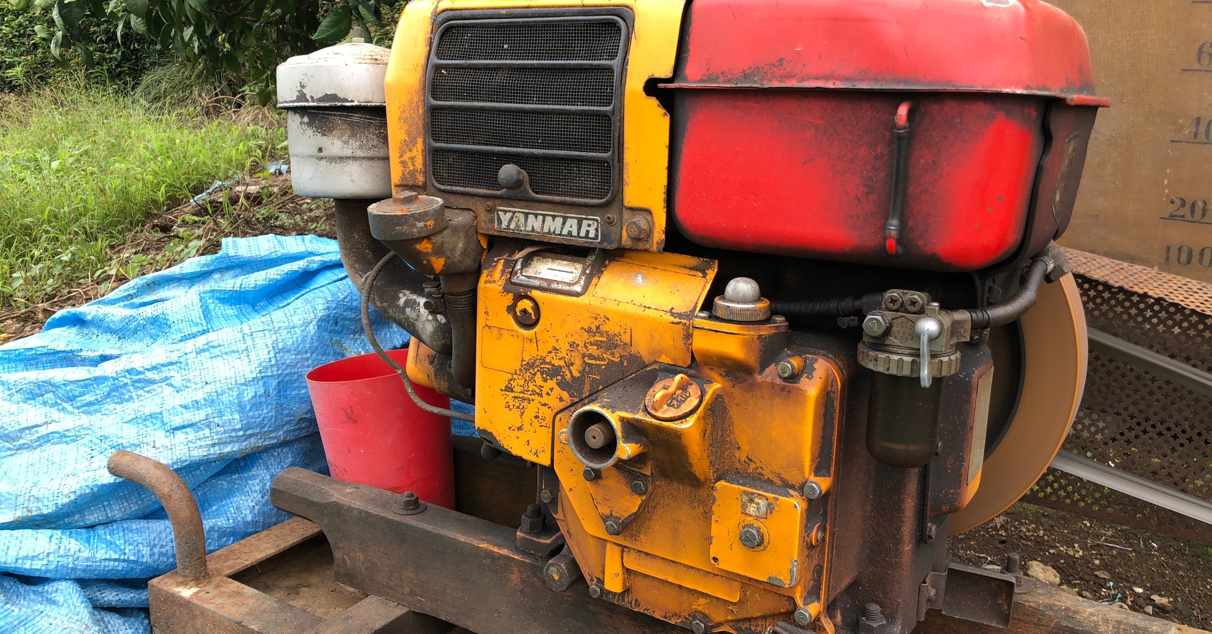 ヤンマー 　発動機　NS65-G 　ディーゼルエンジン　　　始動動動画あり ヤンマー 発動機 NS65-G ディーゼルエンジン 始動動動画あり ヤンマー