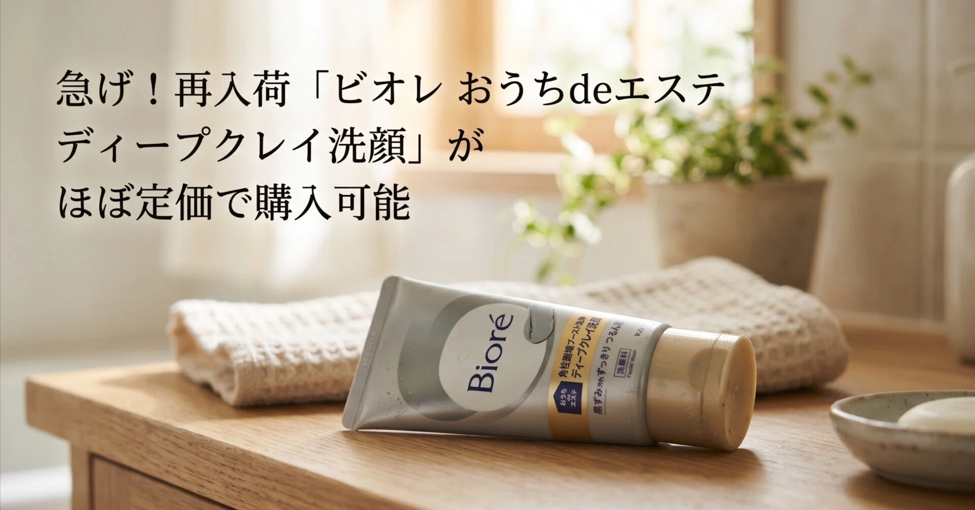 スキンケア・基礎化粧品 ビオレ おうちdeエステ ディープクレイ洗顔 4本