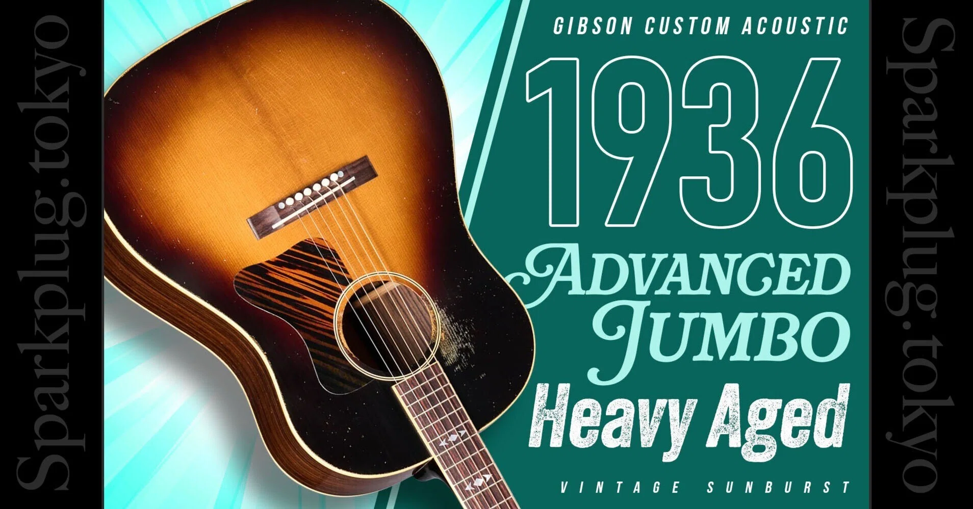 Stunning Heavy Aged Finish! Gibson Custom 