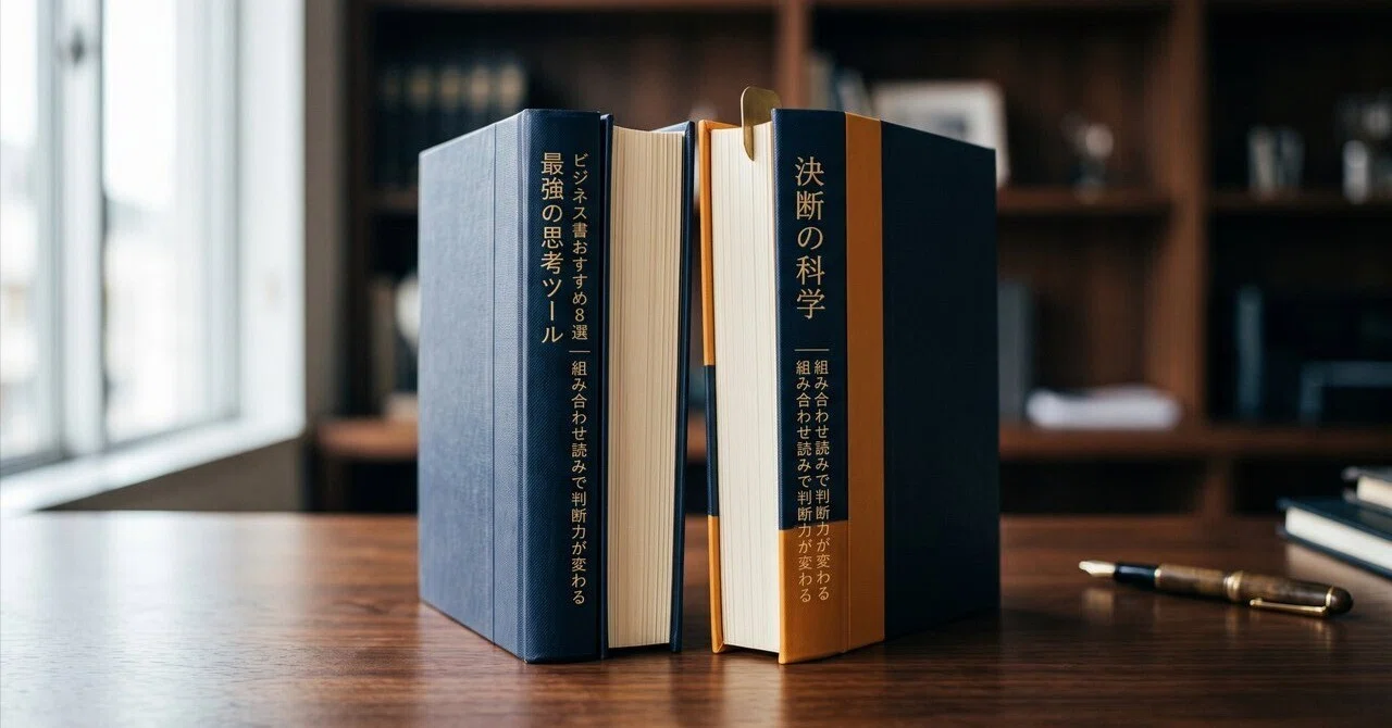 ビジネス書おすすめ8選|組み合わせ読みで判断力が変わる｜ひろと@人生hack