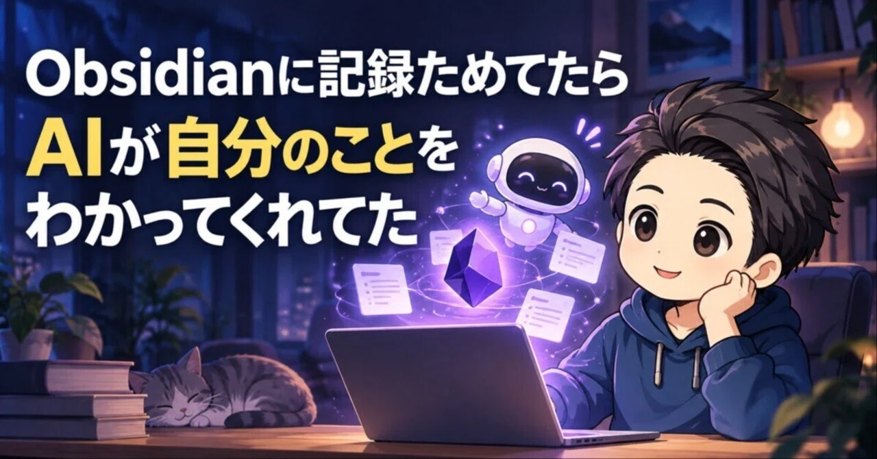 I've been storing records in Obsidian, and the AI has come to
