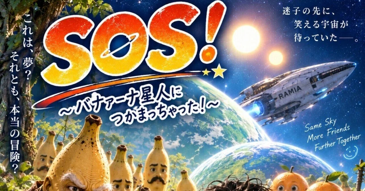 SOS、ちょっと不思議な宇宙の物語、Kindleにて只今無料キャンペーン