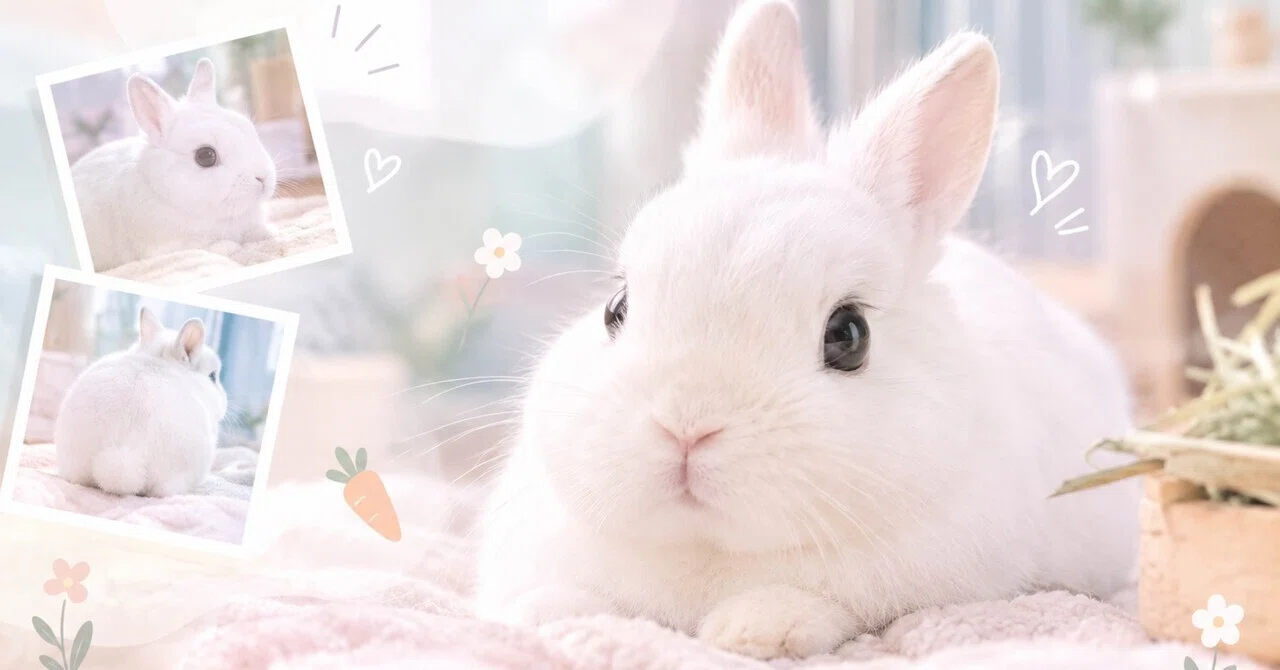 ペット】我が家のうさぎ・パルちゃん図鑑｜りんこ