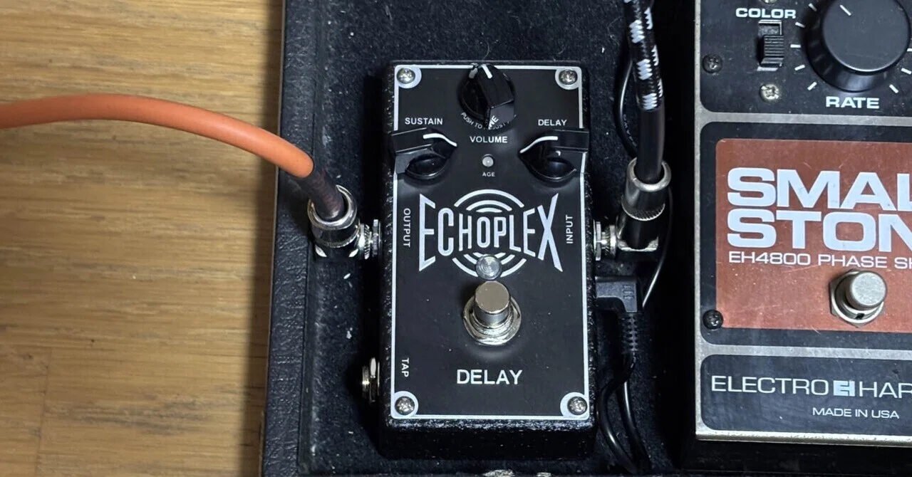 Echoplex Delay エフェクター　新品未使用 エフェクターのはなし17 JIM DUNROP ECHOPLEX EP-103｜KUNI