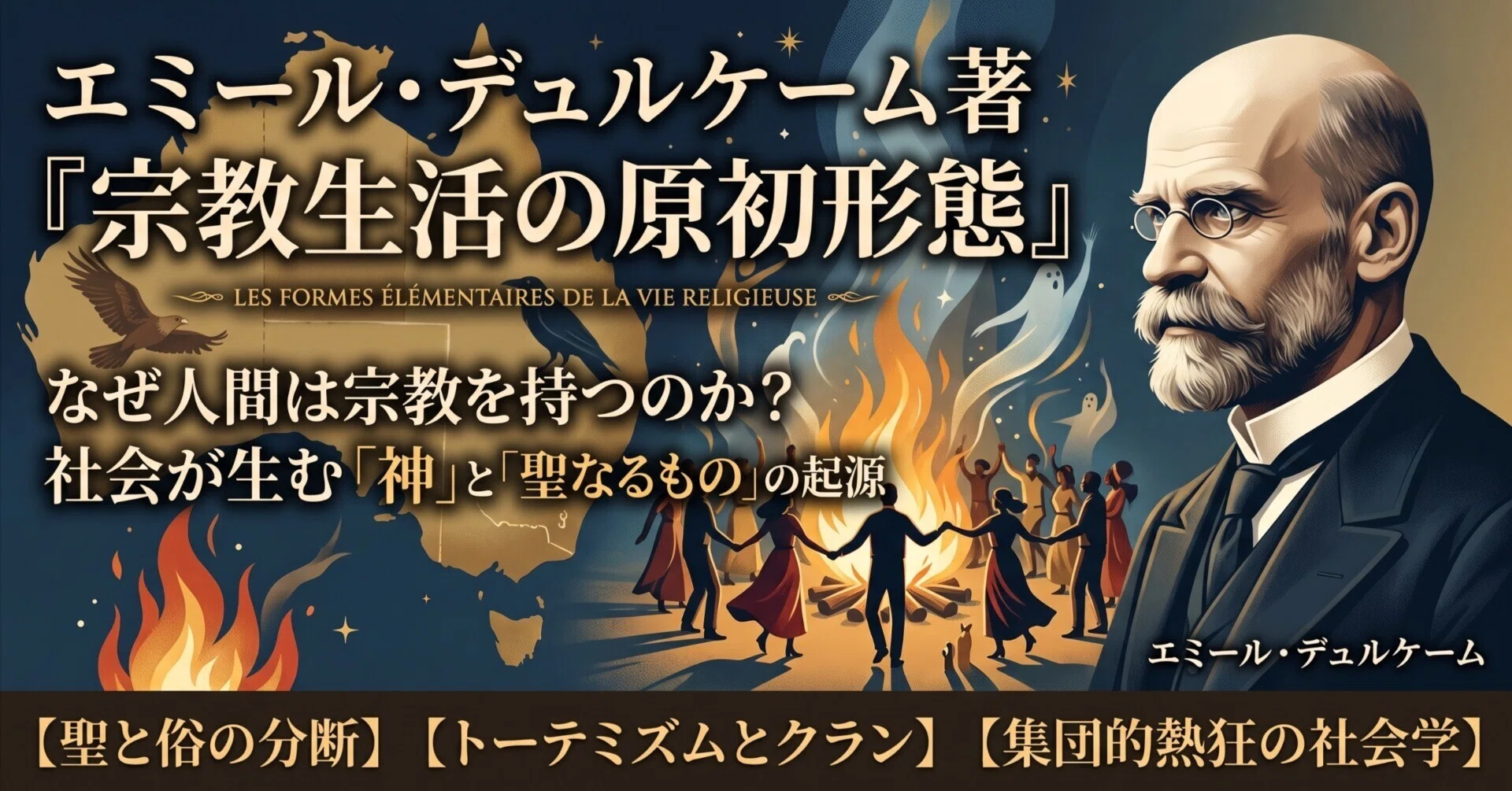 エミール・デュルケーム『宗教生活の原初形態』（1912年）｜荒川大学