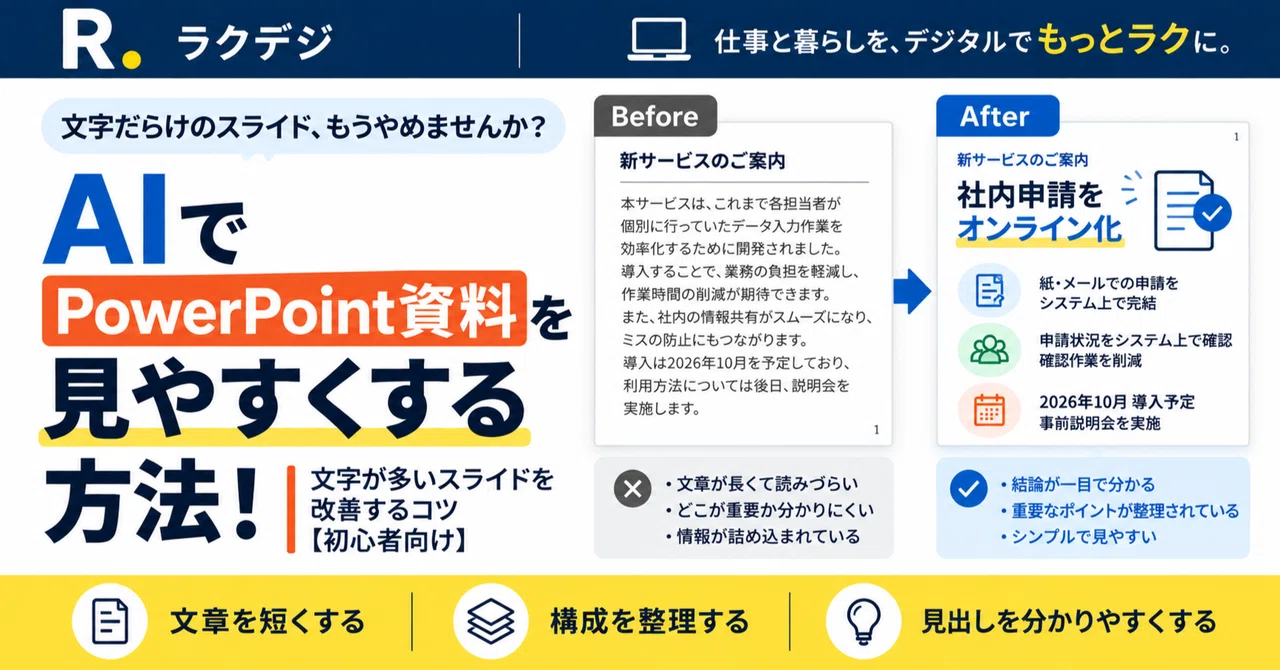 How to make PowerPoint presentations easier to read with AI! Tips for ...