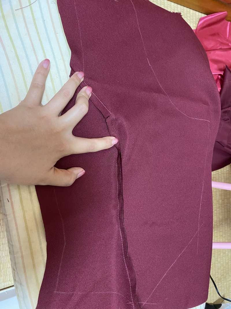 ダブルボタンベストの製図と作り方3 ののかすみれ Note