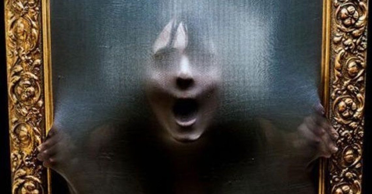 心霊スポットに飾ってあった絵画 心霊スポットのイラスト素材 - PIXTA