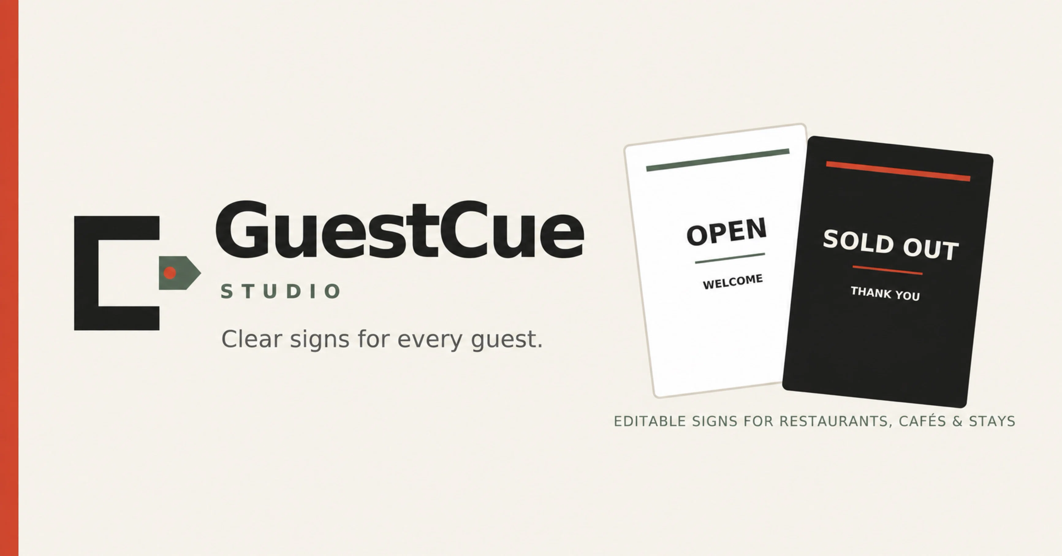 Guest Cues Studio｜note