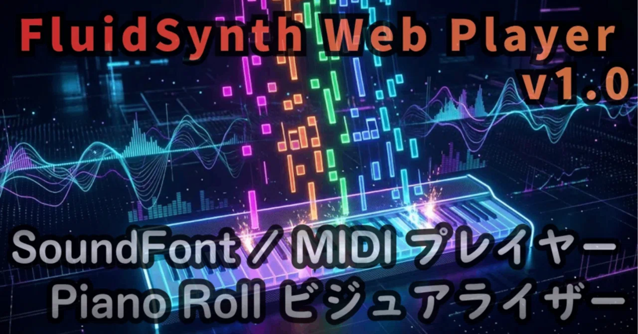 Released a SoundFont / MIDI Player running on FluidSynth WASM and Web ...