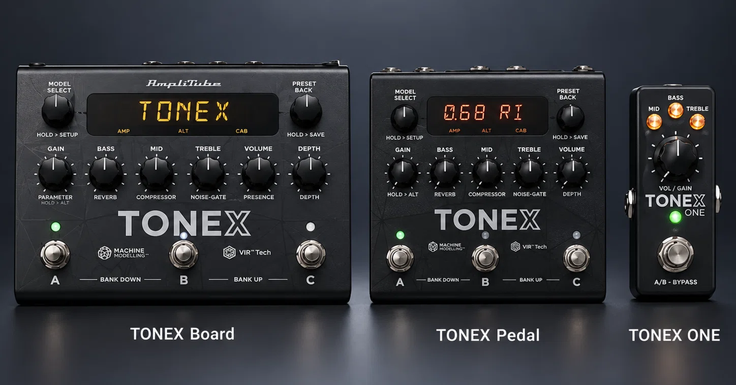 TONEX Board・TONEX Pedal・TONEX ONEを比較｜ライブ・宅録別の選び方