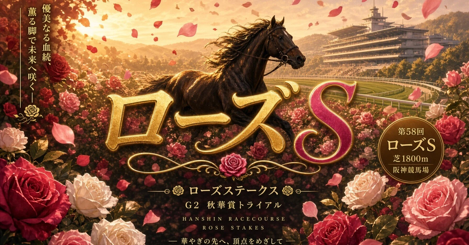 ローズS (G2)本紙予想 15:30発走 / 芝1800m｜馬券生活を目指す「AI競馬
