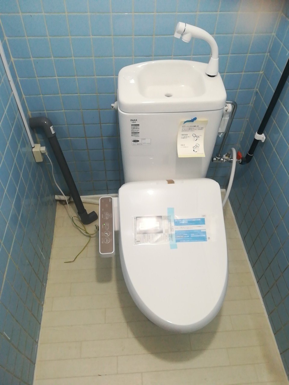 第252話 「DIY 簡易水洗トイレ オーバーフロー管の設置」2020.7.27｜ジョイフル大家｜note
