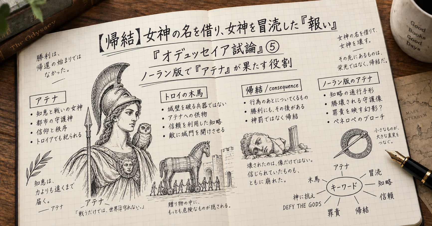 帰結】女神の名を借り、女神を冒涜した「報い」～『オデュッセイア