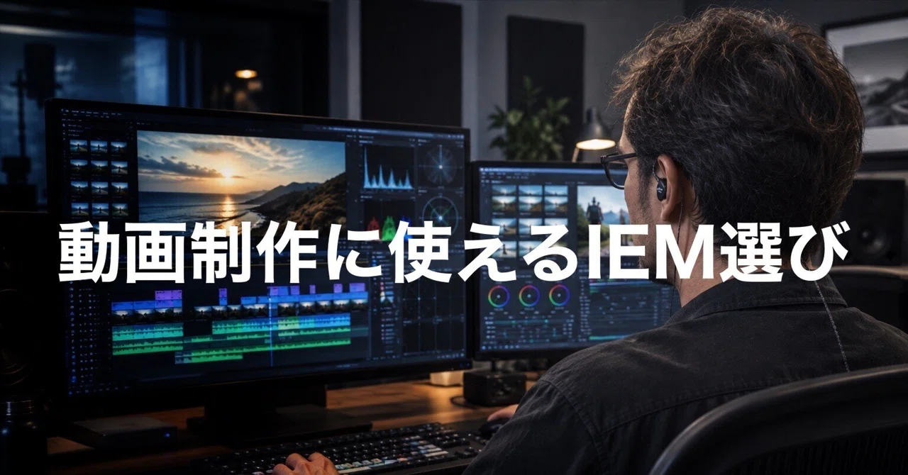 Choosing IEMs for Video Production｜Genki Mishima