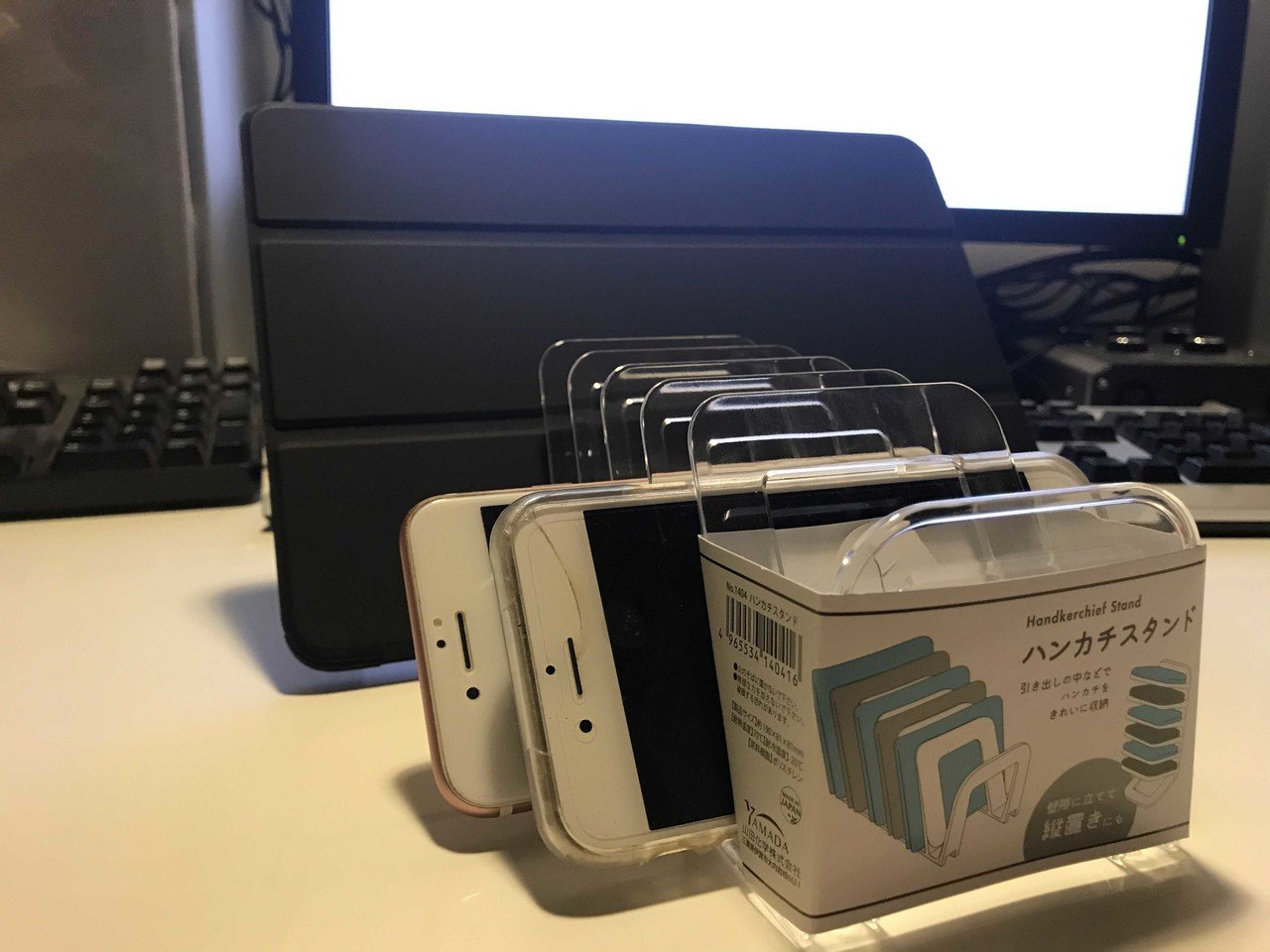 Seriaのハンカチスタンドがスマホやタブレットスタンドに使えそうなことを報告いたします わのみん Note