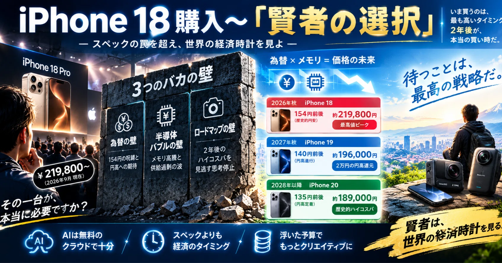 iPhone 18購入～『賢者の選択』｜Masao Takakuwa