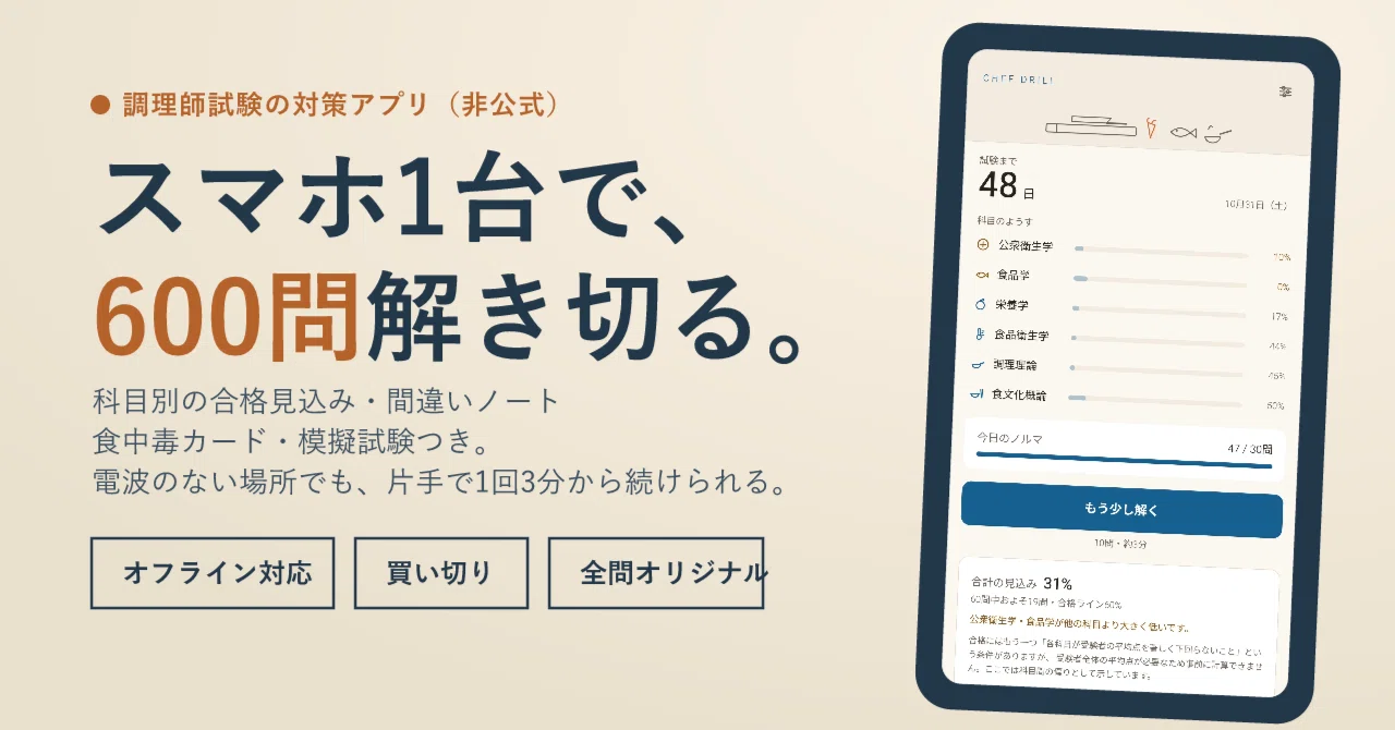 CHEF DRILL note記事のサムネイル