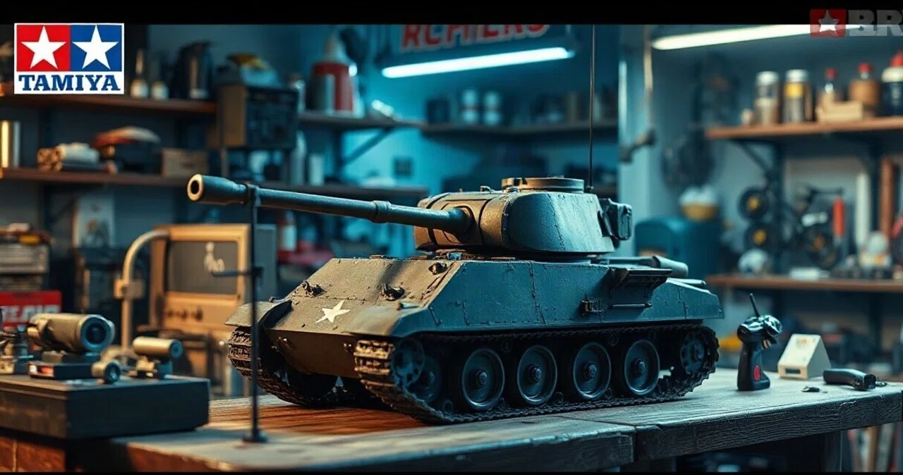 【加藤ラジコン #230】タミヤのミリタリー模型——RC「パンサーG後期型」展示と「レオパルト2 A7V」プラモデルが広げる戦車の世界