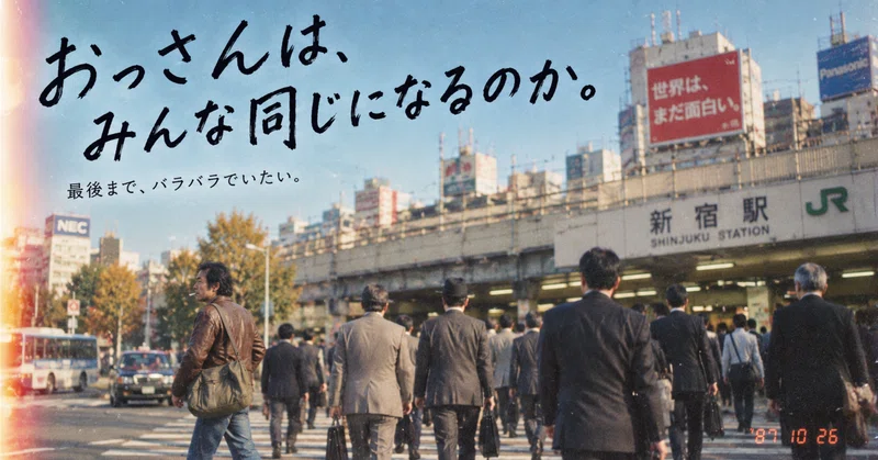 おっさんはみんな同じになるのか
